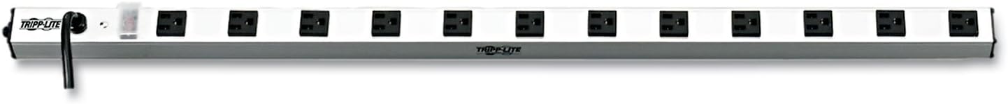 Tripp Lite 12 Outlet Power Strip with 15ft Cord for Versatile Use
