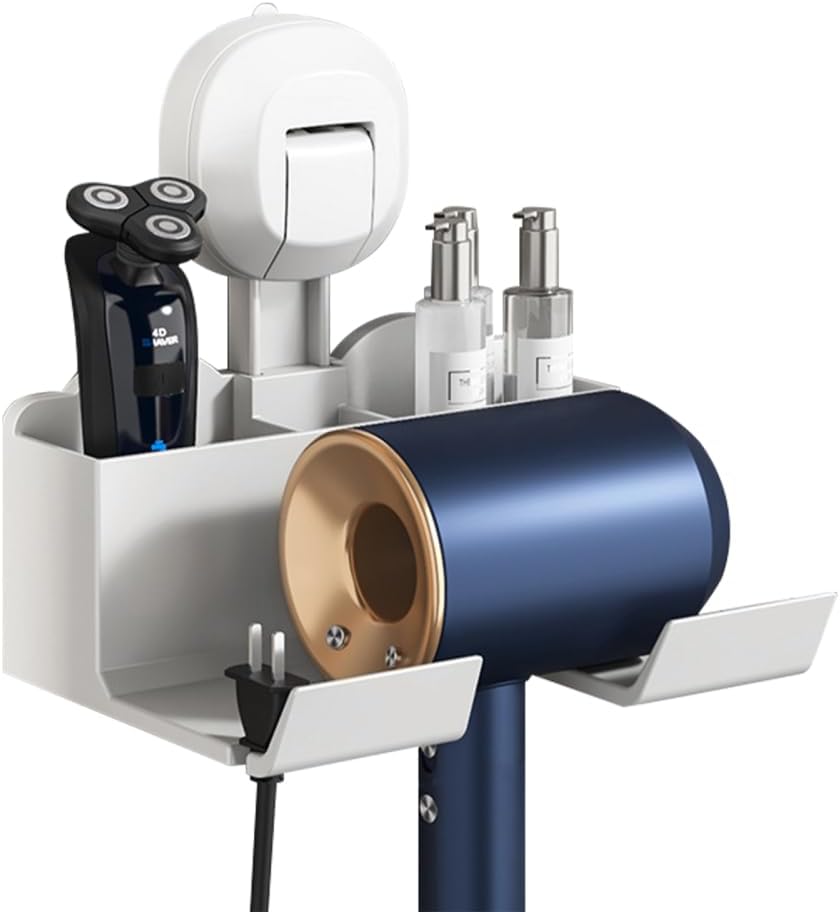 DONGKER Hair Dryer Holder: Space-Saving Organizer