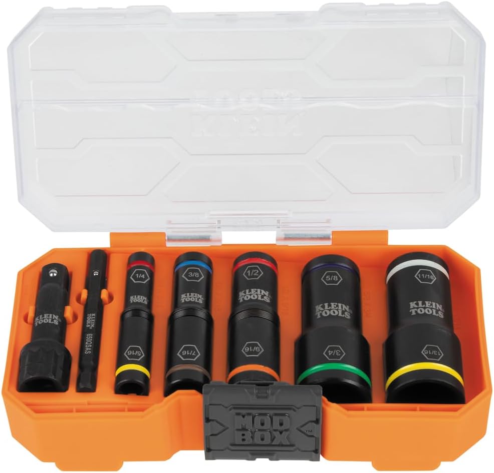 Klein Tools 65618 KNECT Flip-10 SAE Impact Socket Set Review