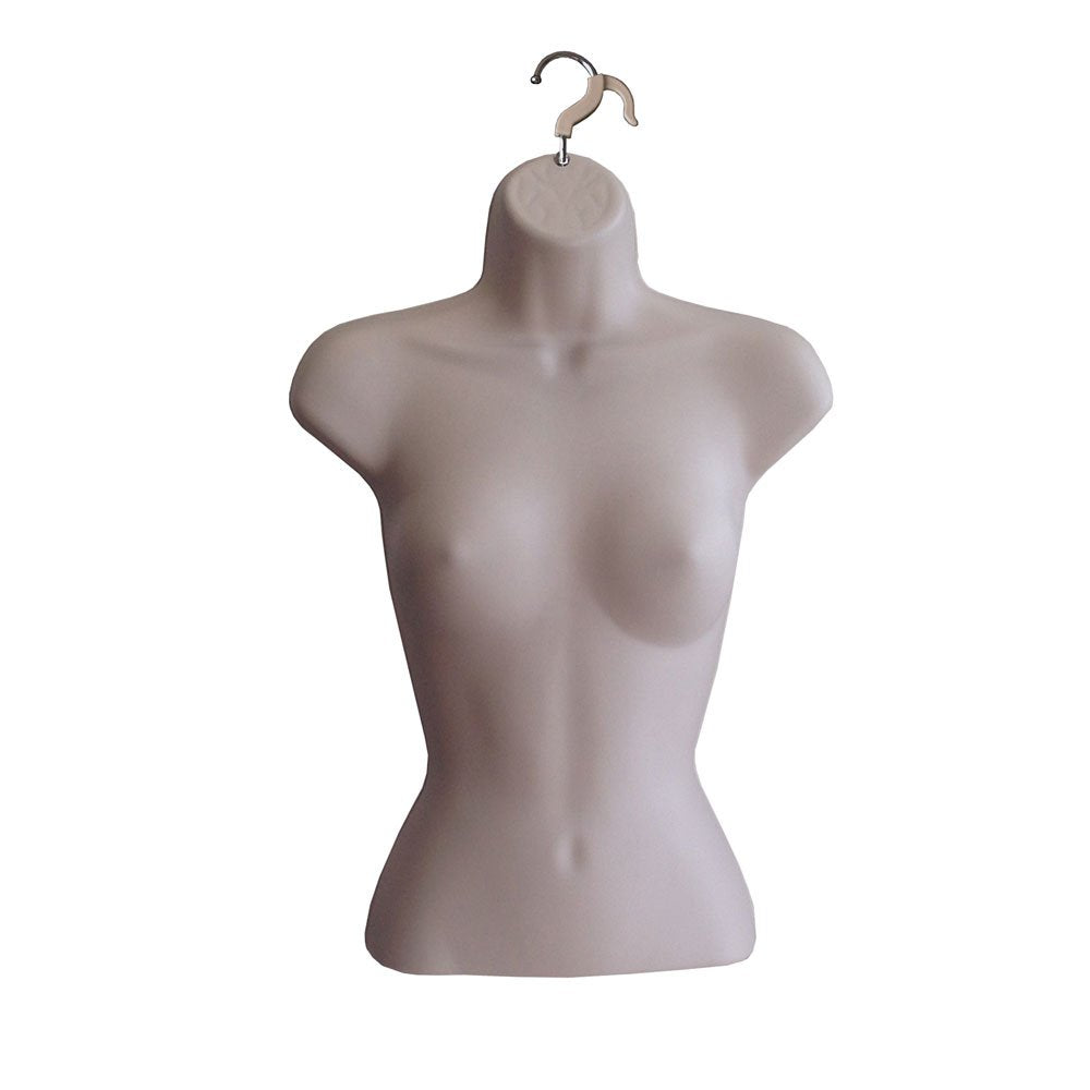 DisplayTown Female Mannequin Torso for Craft Shows and Photos