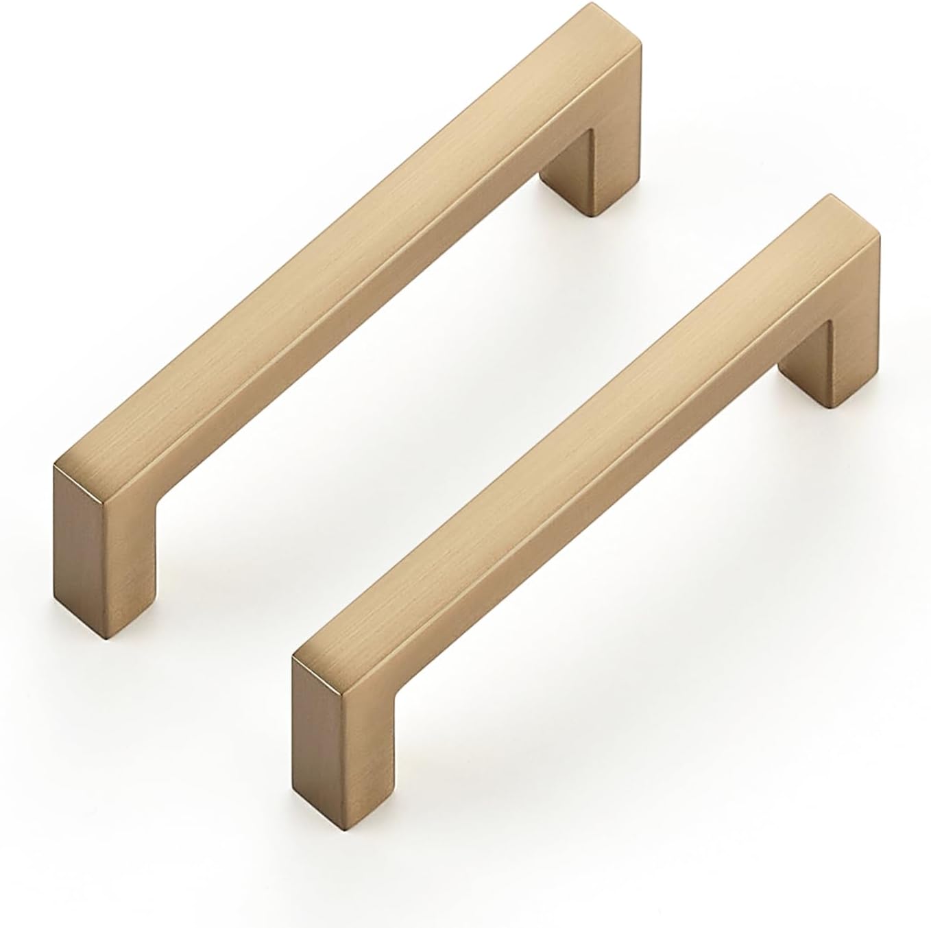 Ravinte Cabinet Handles Solid Slim Champagne Bronze 20 Pack