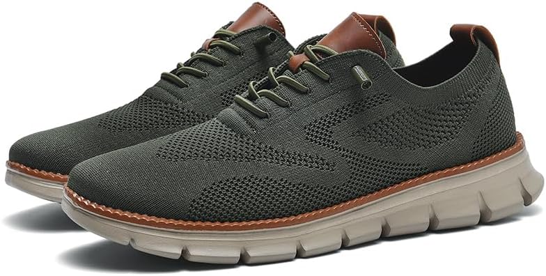 Wearbreeze Mens Business Casual Oxford Sneakers for Daily Use