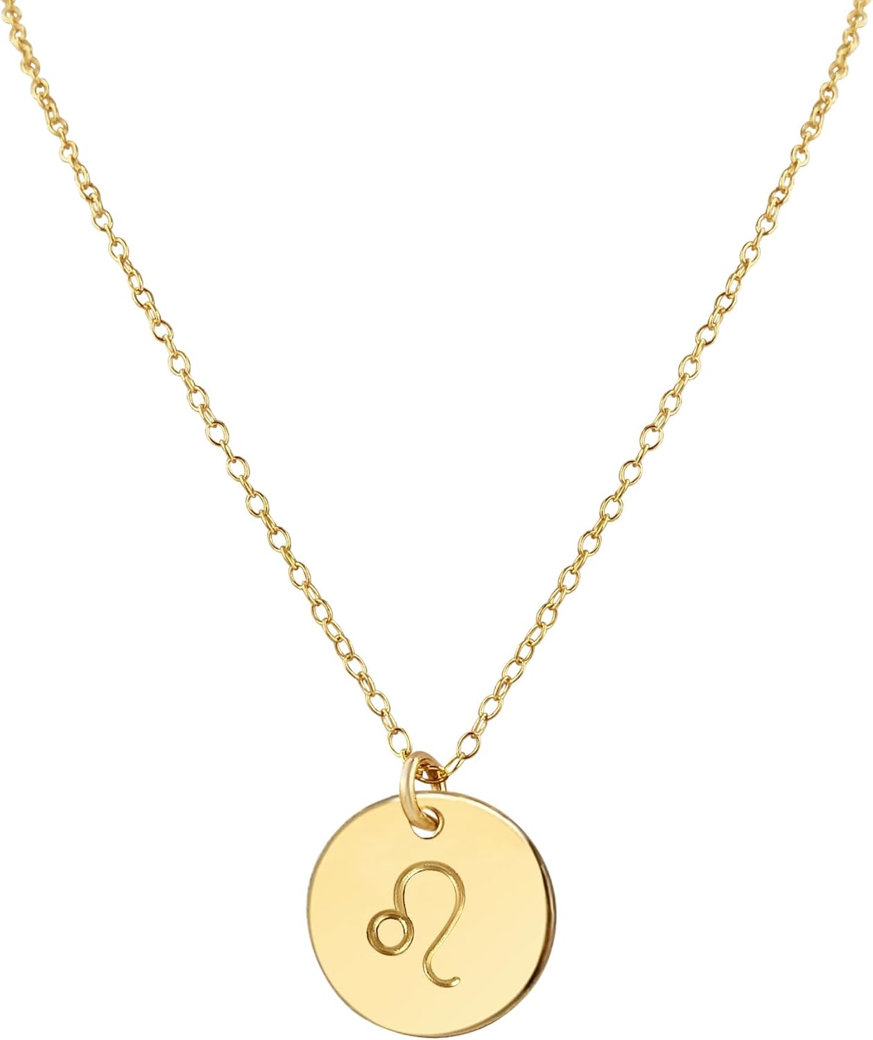 Handmade Zodiac Charm Necklace in Sterling Silver and Gold
