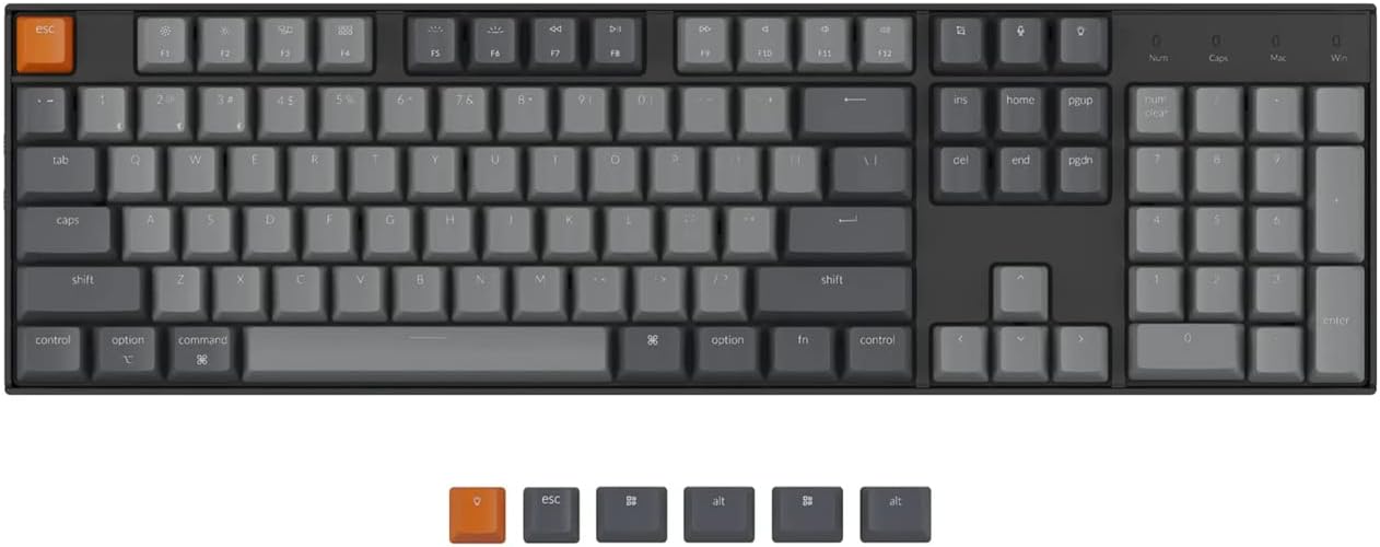 Keychron K10 Wireless Gaming Keyboard: G Pro Brown Switch
