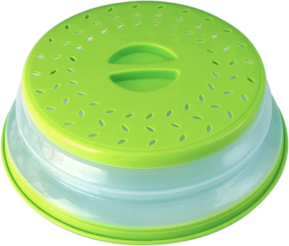 Polerce Microwave Plate Cover: Splatter-Proof & Collapsible