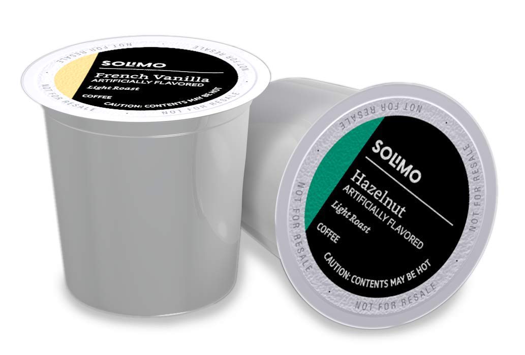 Solimo Variety Pack Light Roast Coffee Pods - 100 Count