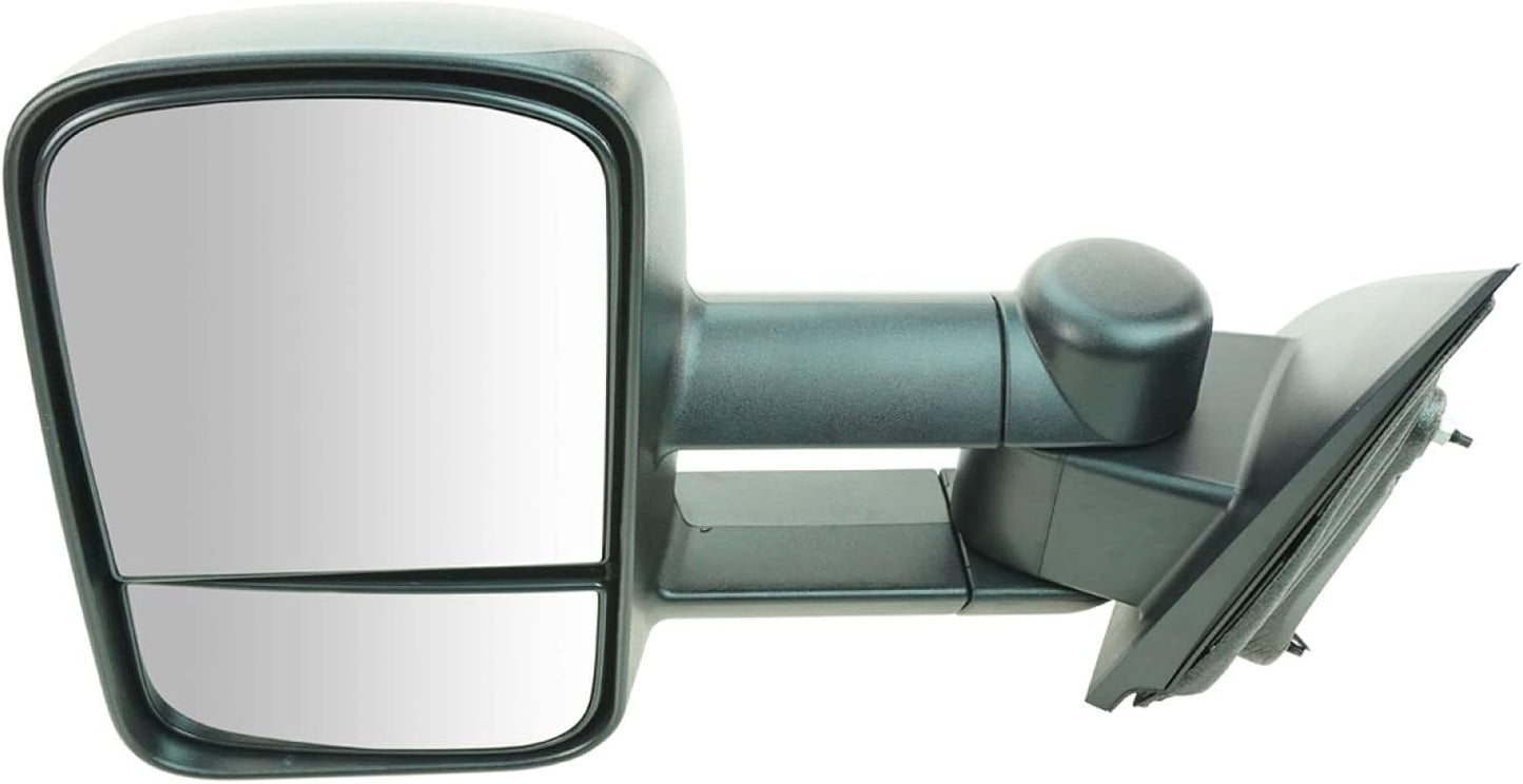 Trail Ridge Towing Mirror for Chevy GMC - Manual Textured Black LH