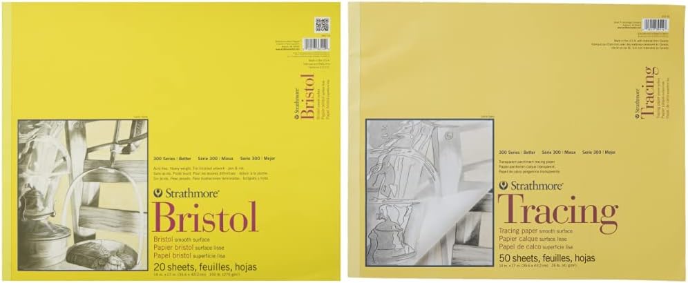 Strathmore 300 Series Bristol and Tracing Paper Pad Bundle Review