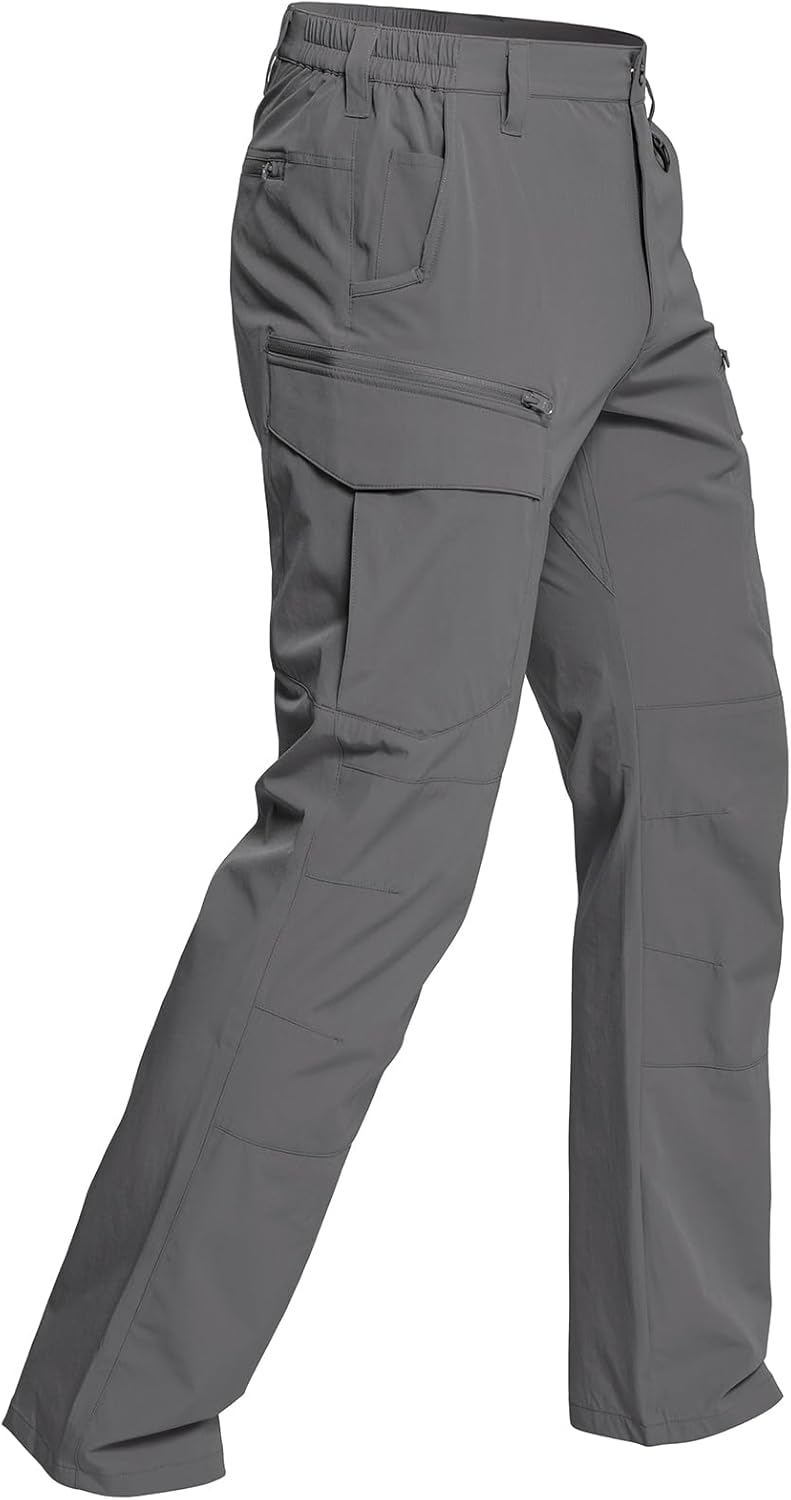 CARWORNIC Men's Quick Dry Tactical Hiking Pants for Outdoor Use