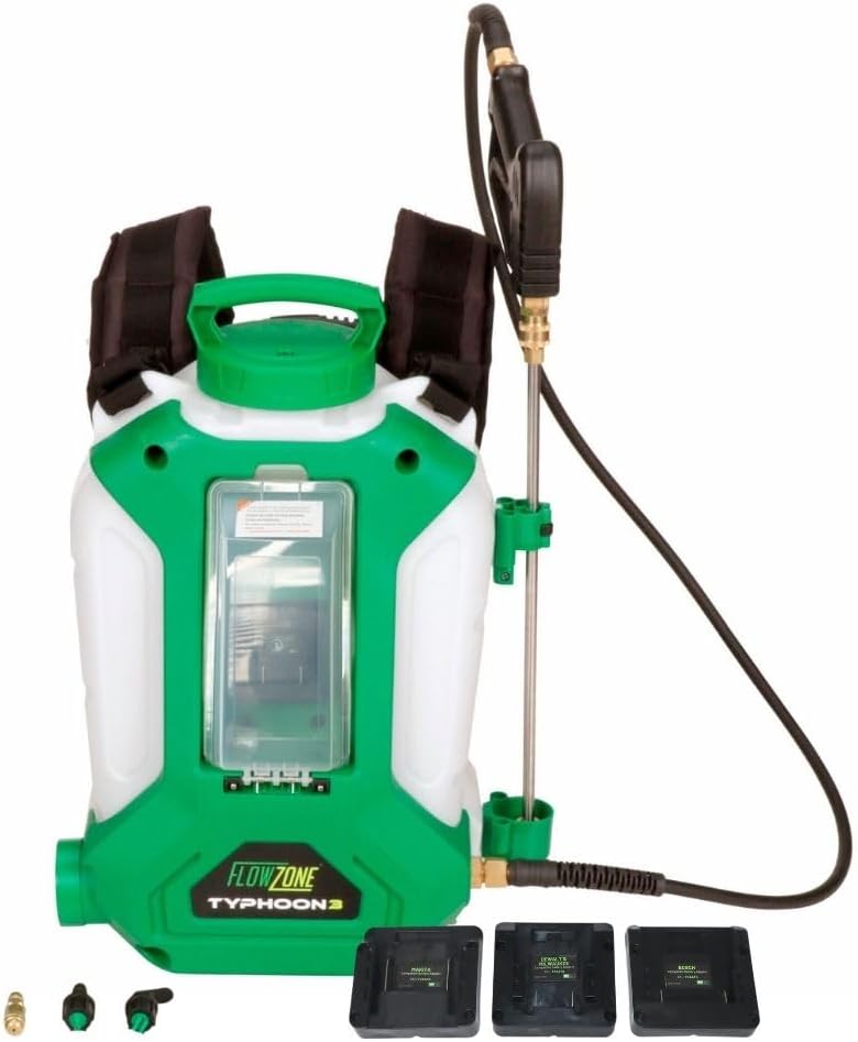 FlowZone Typhoon 3 Battery Powered Backpack Sprayer Review