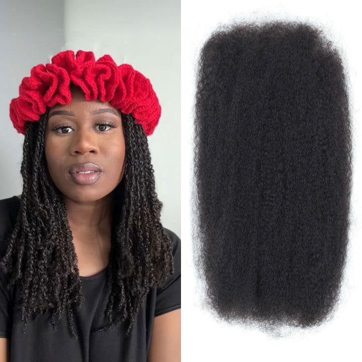Afro Kinky Bulk Human Hair for Sister Locs and Braids