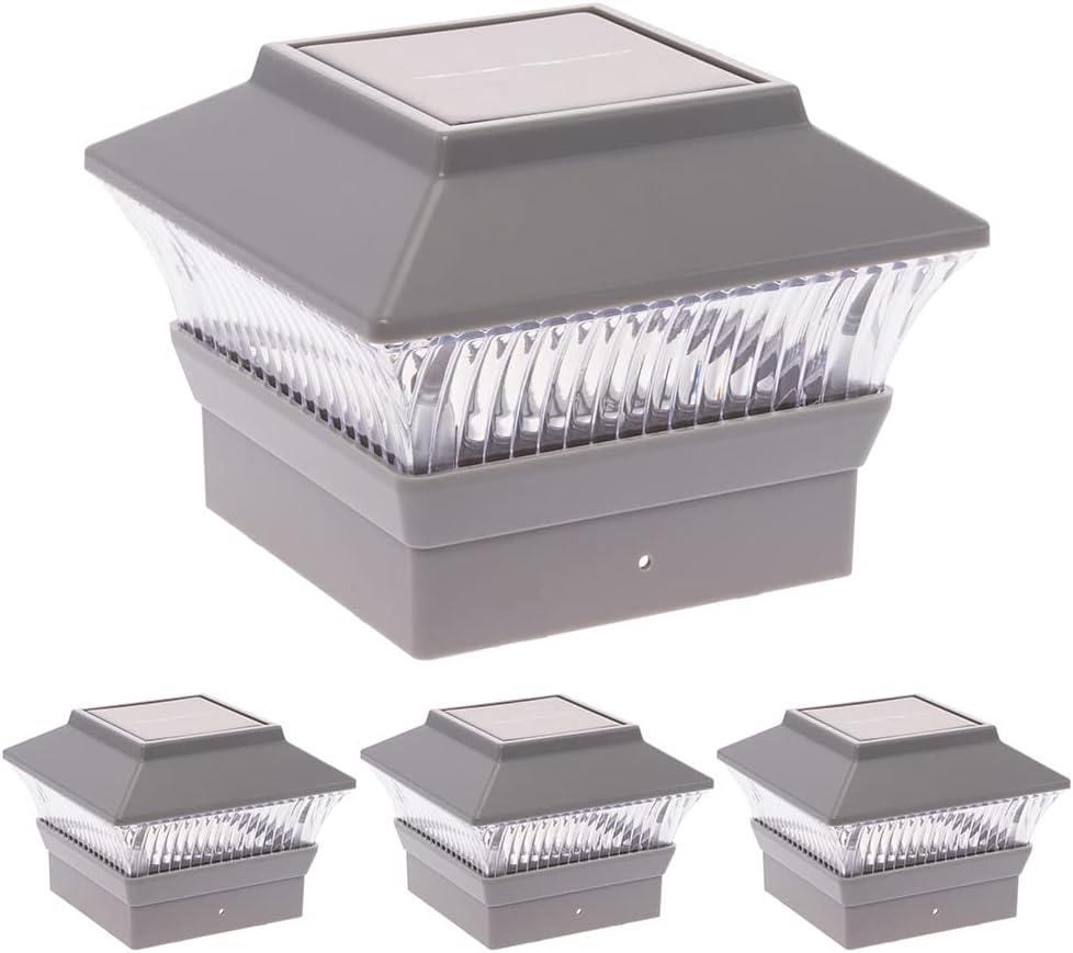 Solar Post Cap Lights for 4x4 Posts - Durable Outdoor Lighting