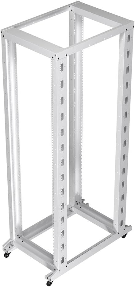 NavePoint 42U 4-Post Open Frame Server Rack for IT Equipment