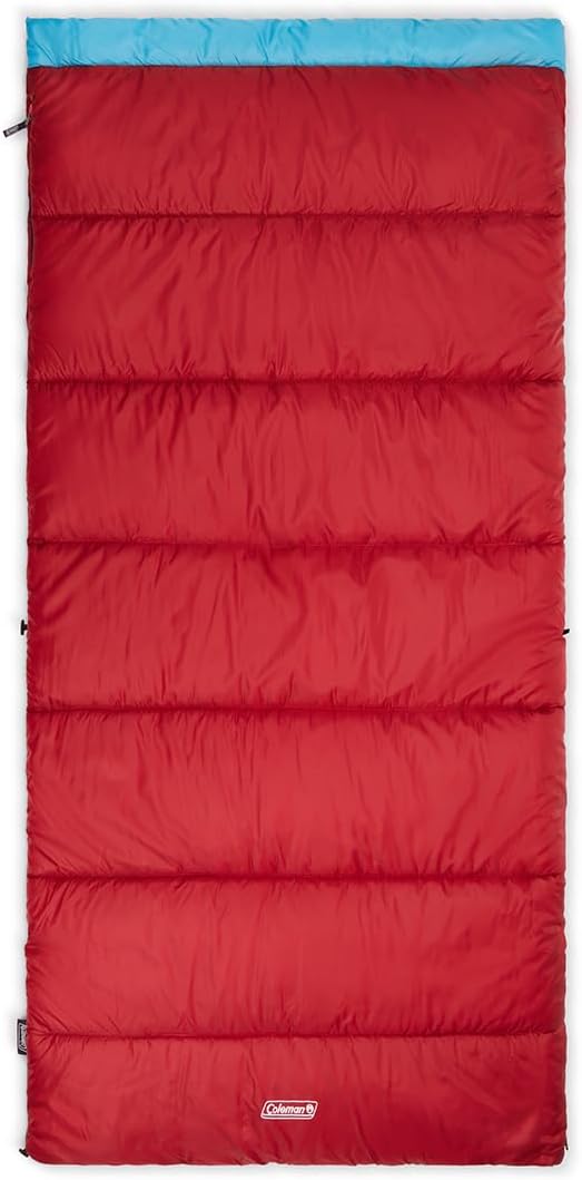 Coleman Flatlands Sleeping Bag for Big & Tall Campers, Eco-Friendly