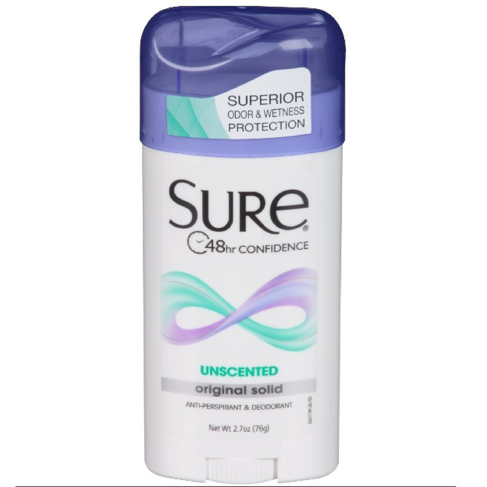 Sure Original Solid Unscented Anti-Perspirant Deodorant Review