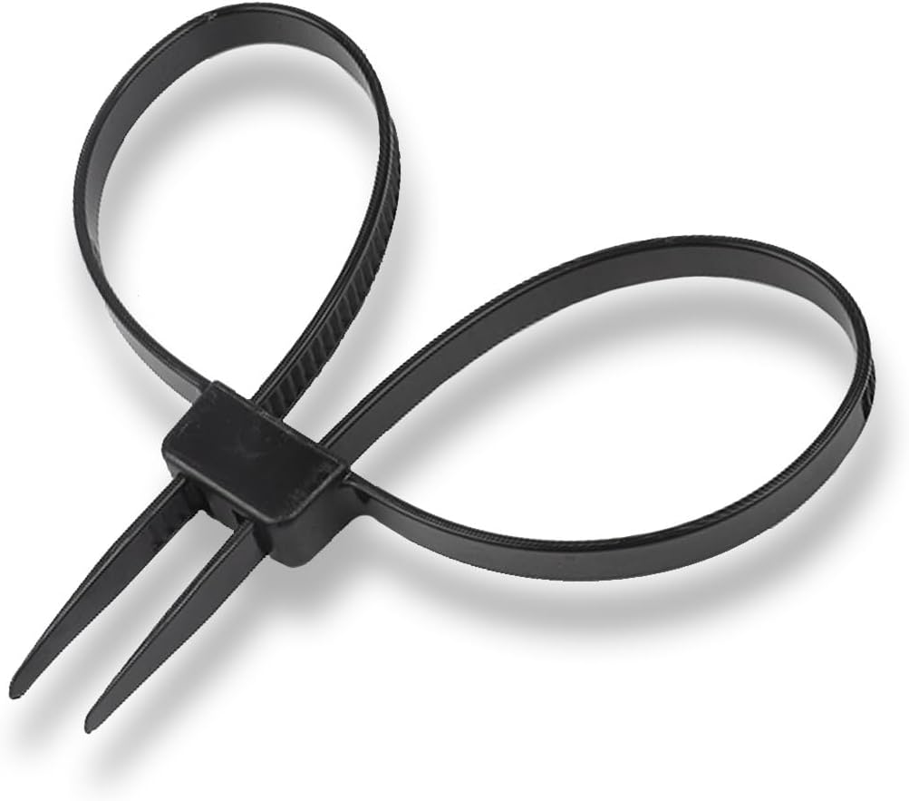 Vivanpark 10 PCS Heavy Duty Disposable Zip Tie Handcuffs - 250-lb Tensile Strength
