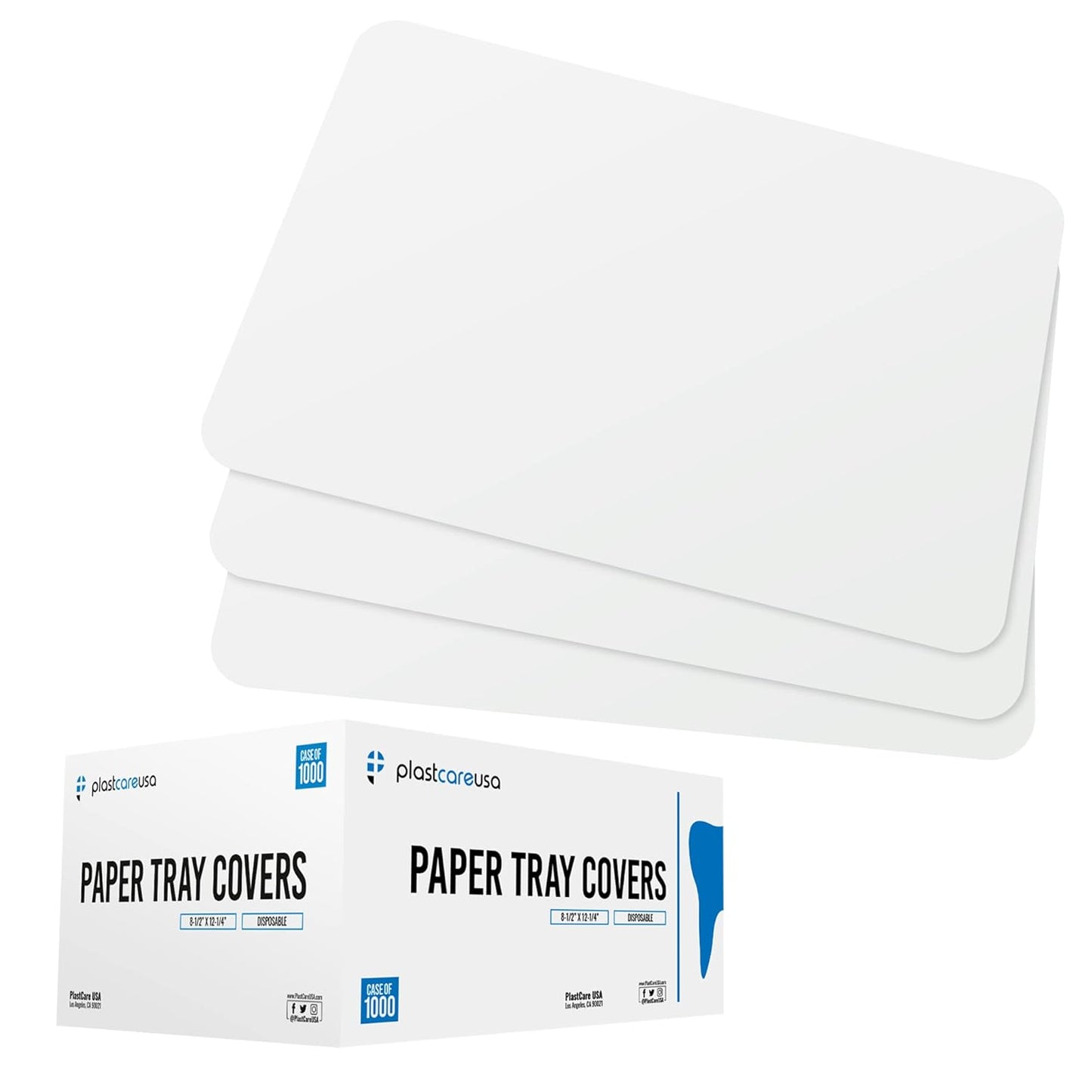 PlastCare USA Disposable Tray Liners for Dental and Medical Use