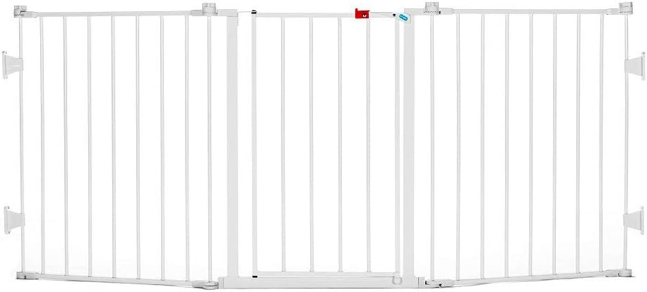 Regalo 76 Inch Super Wide Baby Gate - 3-Panel Ease