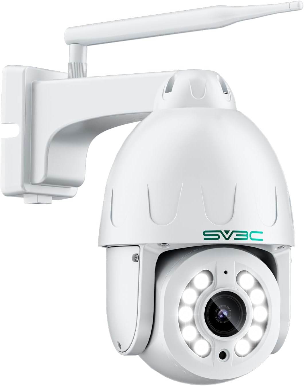 SV3C 5MP WiFi PTZ Security Camera with Auto Tracking Features
