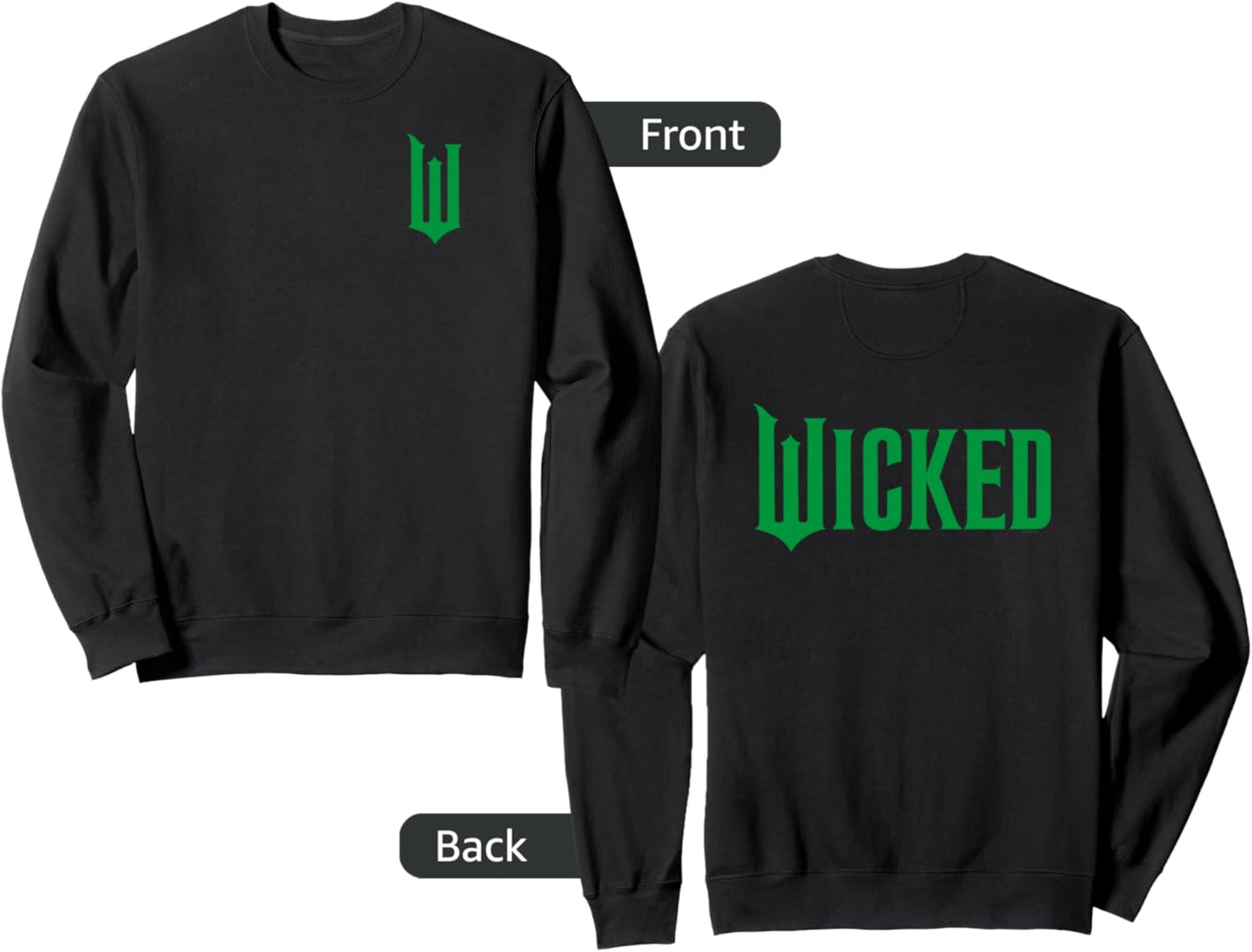 Double-Sided Wicked Logo Sweatshirt