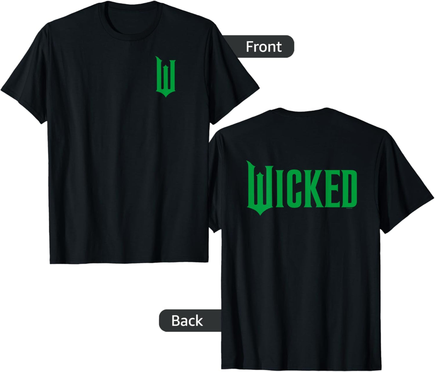 Dual-Sided Wicked Logo Tee