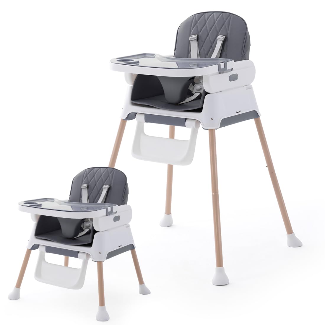 Soobaby 3 in 1 High Chair-Adjustable Feeding Booster