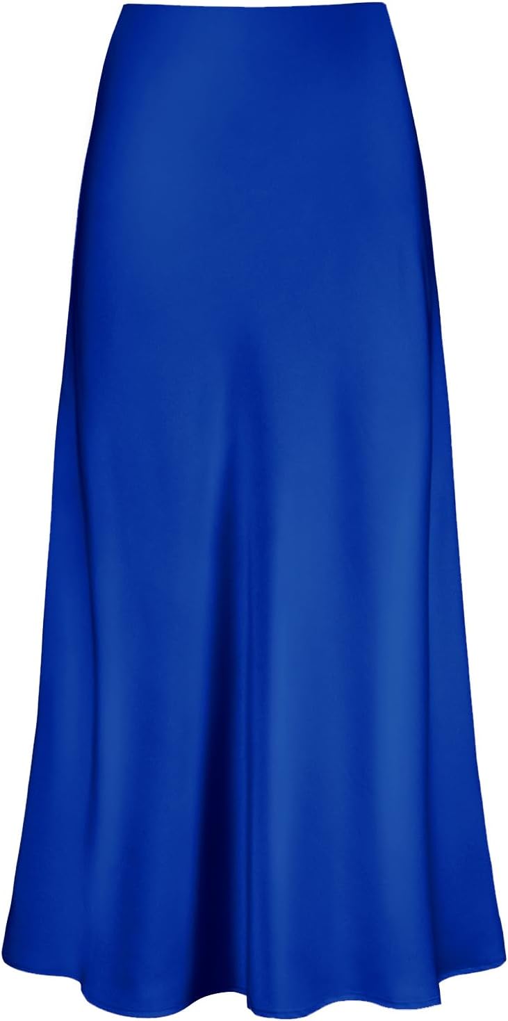 Women's Satin High Waisted Maxi Skirt for Every Occasion