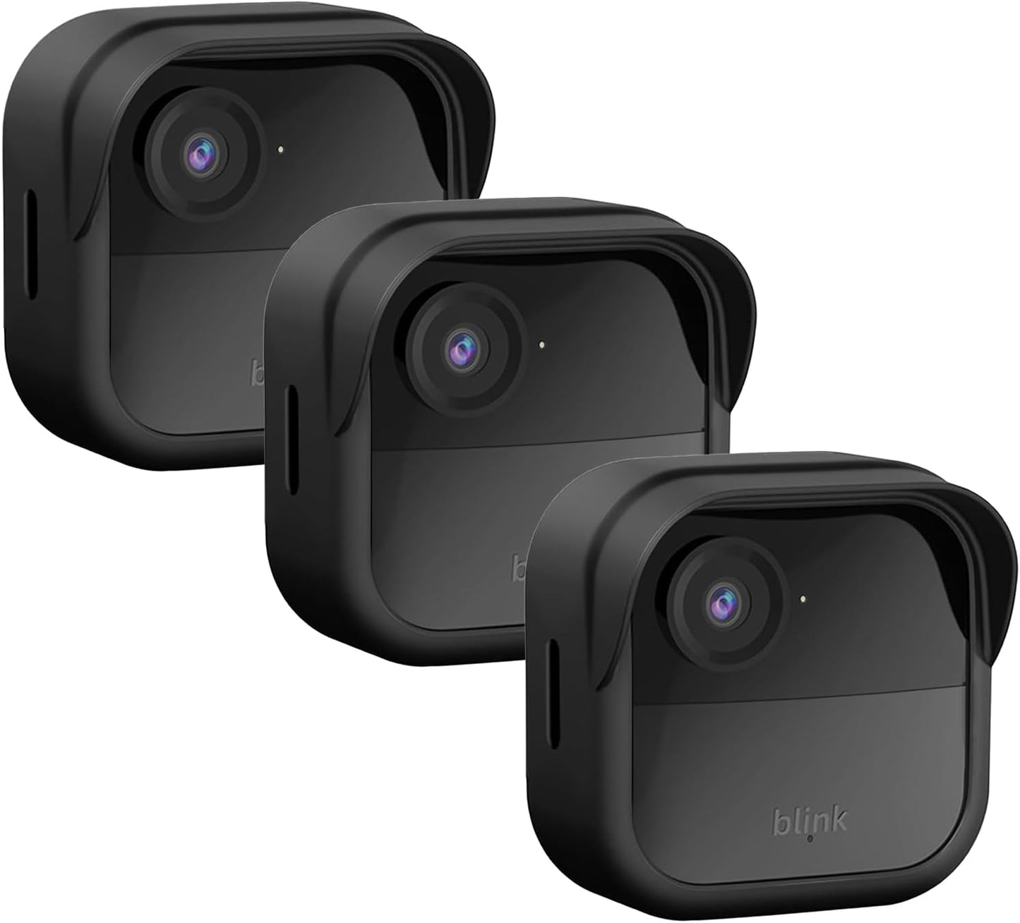 All-New Blink Outdoor 4 Protect Case Set - Anti-Scratch & Weatherproof (Black) x3