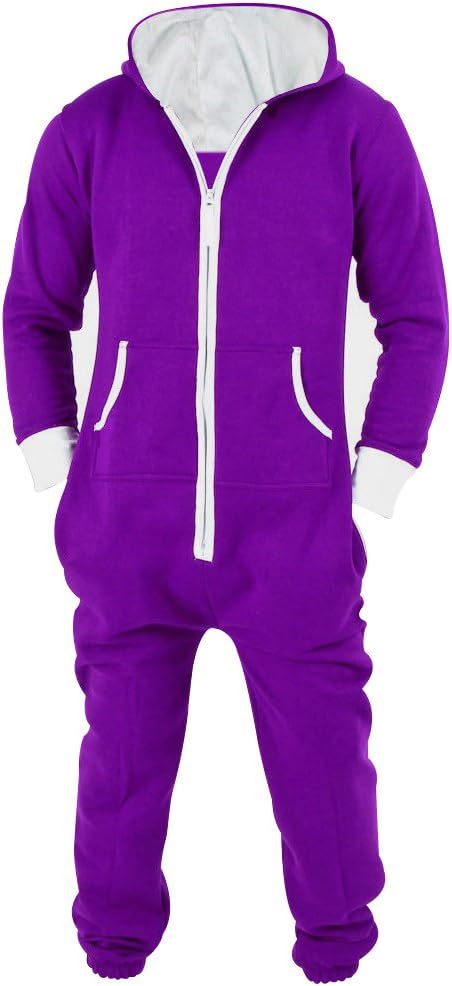 Skylinewears Mens Jumpsuit Non Footed Pajama for Comfort