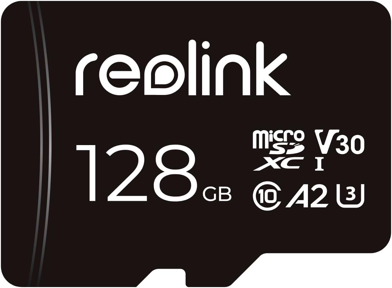 Reliable Storage: REOLINK 128GB microSDXC Memory Card