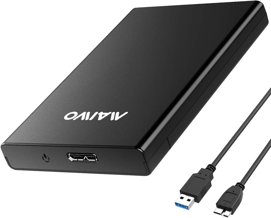 MAIWO 2.5 SATA HDD/SSD Enclosure - Ultra-Fast USB 3.0, Up to 6TB