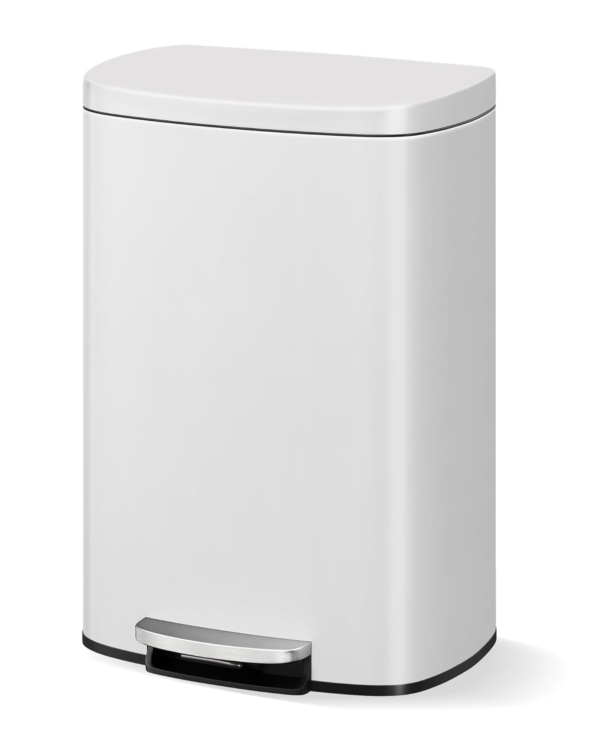 Garvee 13 gal Metal Kitchen Trash Can with Soft Close Lid