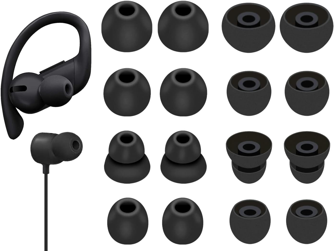 Powerbeats Pro Ear Tips: Noise-Reducing, Flexible Fit