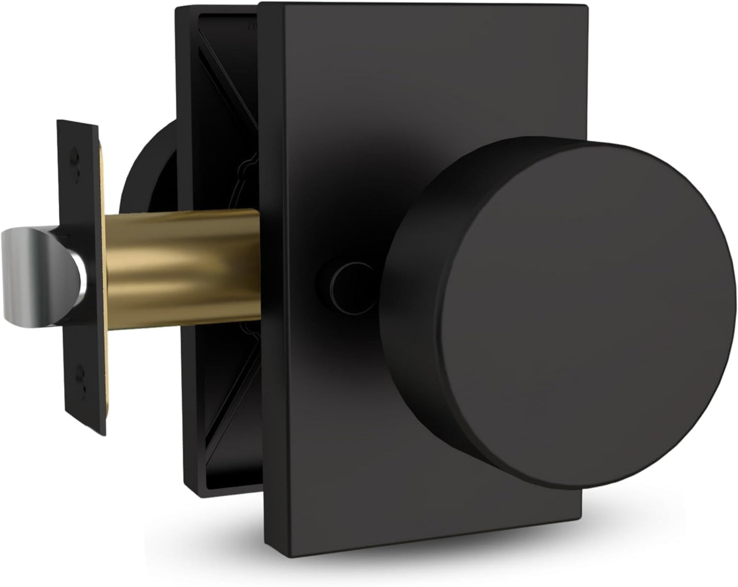 Mega Handles Matte Black Privacy Door Knob for Stylish Homes