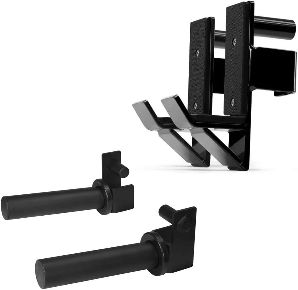 Yes4All Olympic Weight Plate & Barbell Holder Combo
