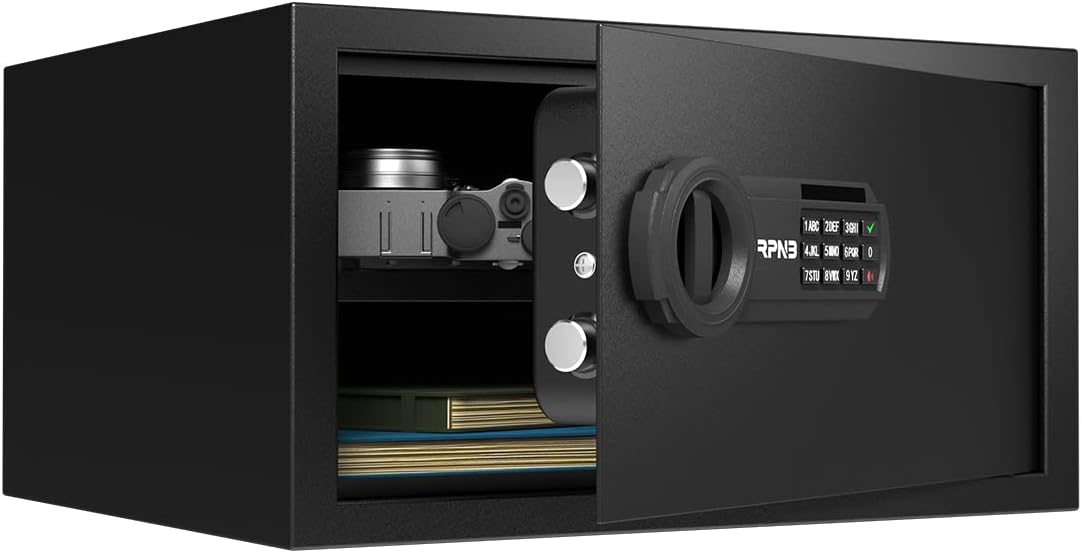 RPNB Deluxe Digital Keypad Safe Box for Home Office Storage