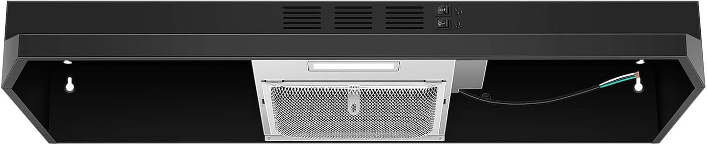 SNDOAS Black Range Hood 36 inch for Efficient Kitchen Ventilation
