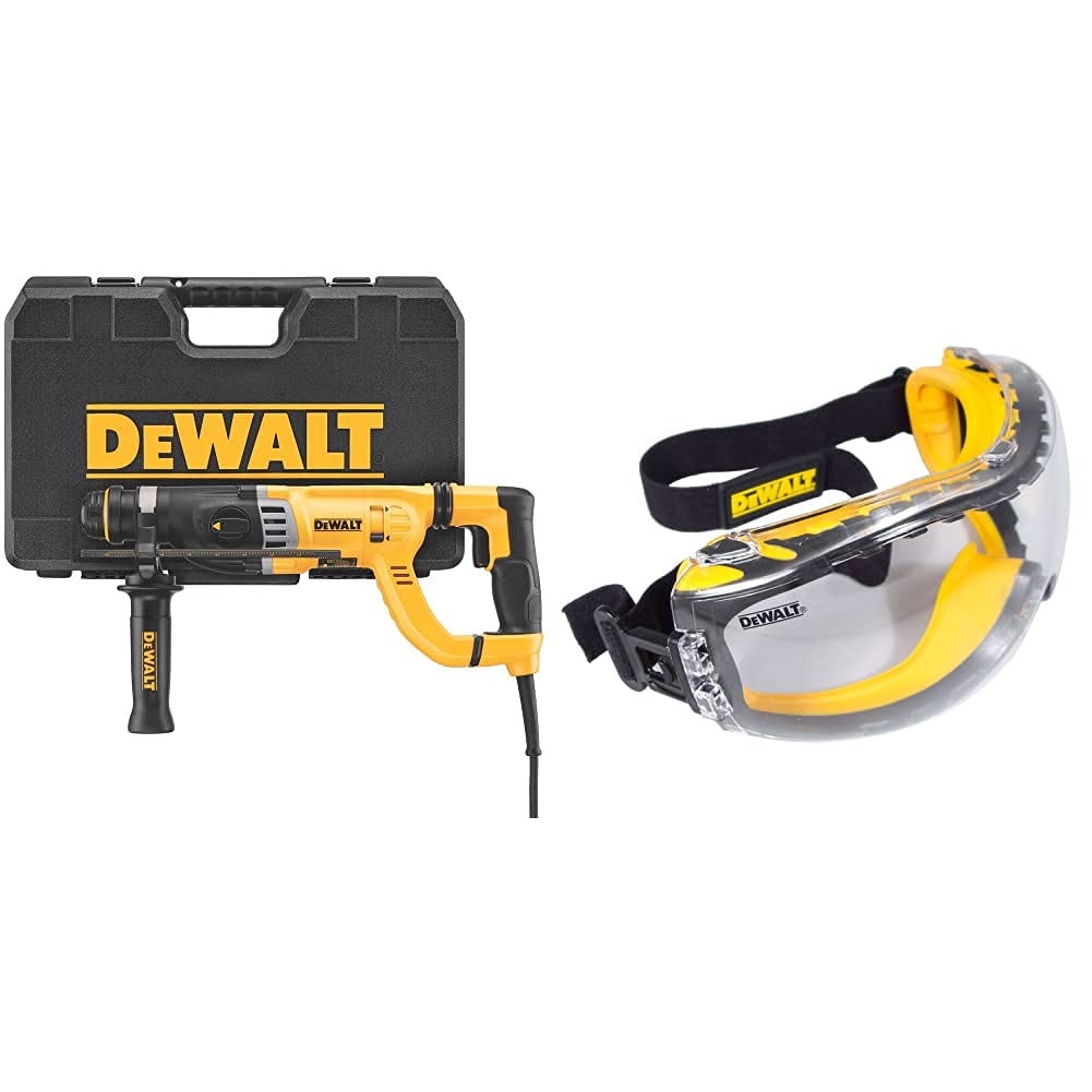 DEWALT Rotary Hammer Drill with Shocks and Safety Goggle Review