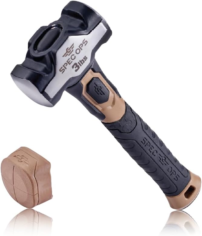 Spec Ops Tools Drilling Hammer: 3 lbs Sledge with Fiberglass Handle
