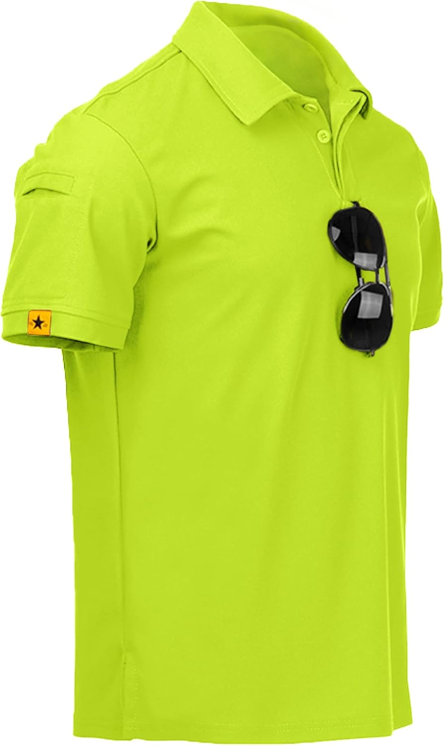 V VALANCH Mens Polo Shirts Short Sleeve Moisture Wicking Golf
