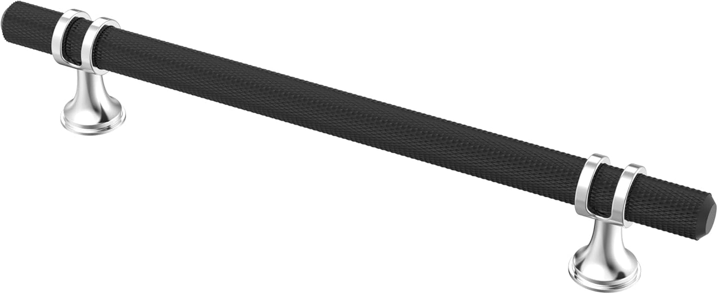 Elegant Black and Silver Cabinet Pulls for Stylish Kitchens