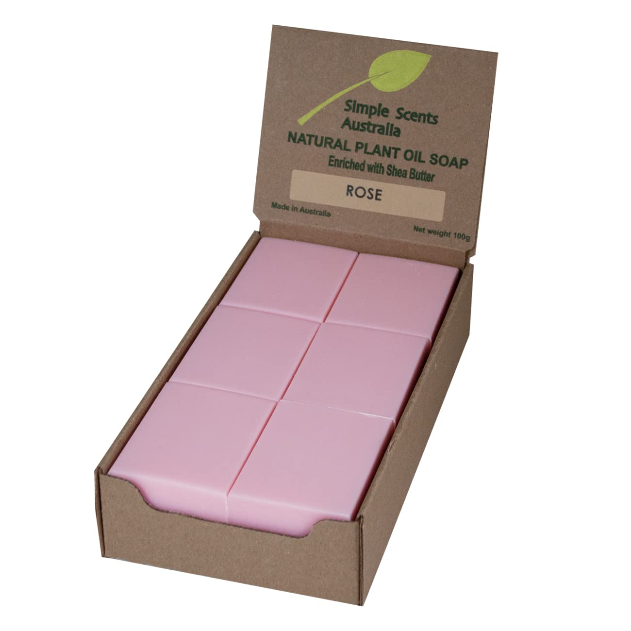Rose Scented Natural Soap Bars - Luxurious Moisturizing Bars