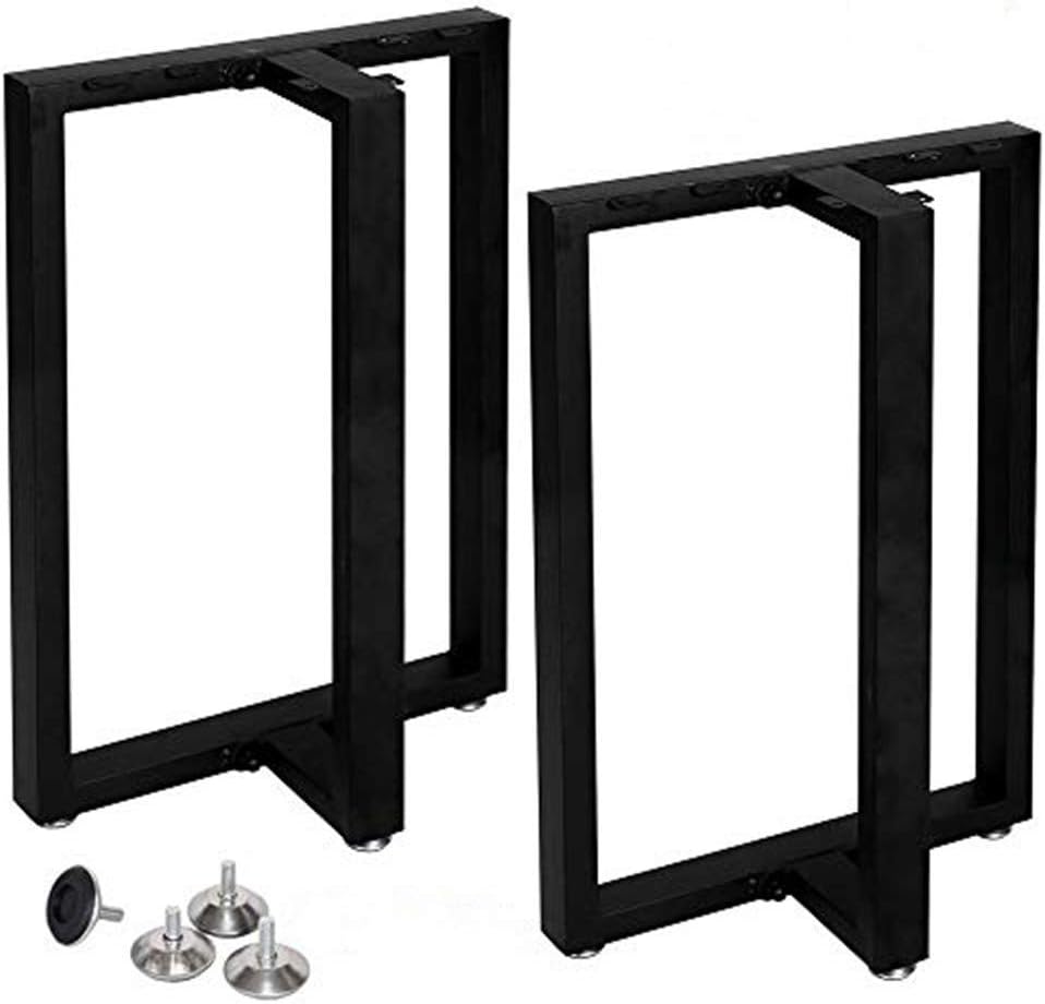 Heavy Duty Metal Table Legs Set of 2 for Industrial Furniture