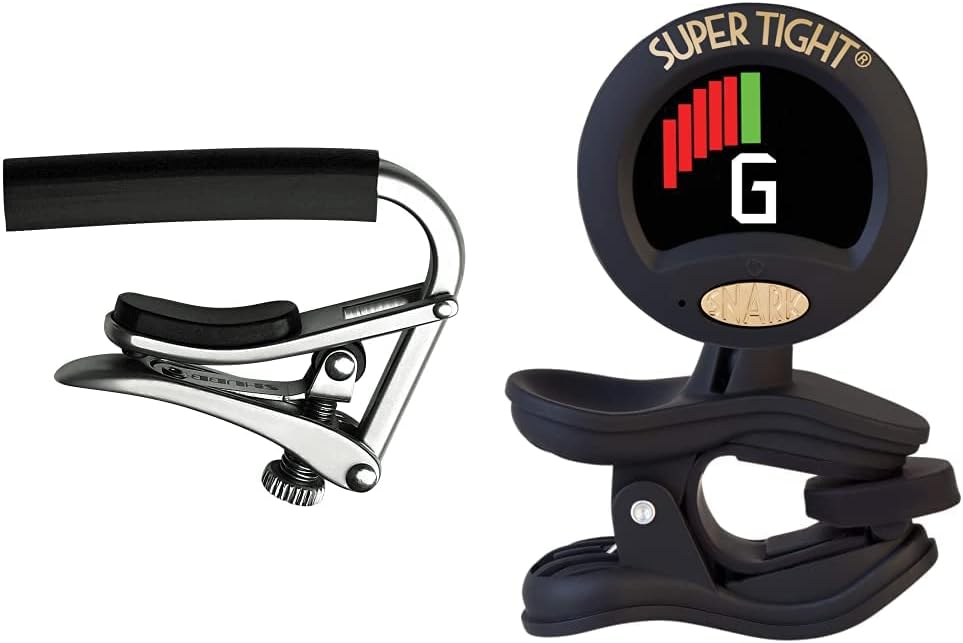C1N Shubb Standard Series Acoustic Guitar Capo with Snark Tuner