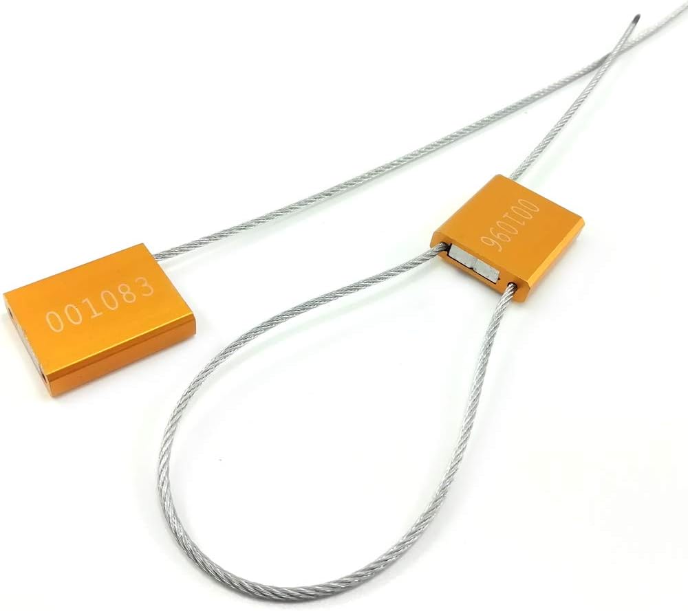Pull Tight Security Cable Seals for Shipping Containers - Pack of 50