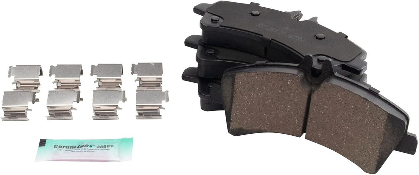 TRQ Rear Brake Pads Ceramic for Dodge Sprinter & Freightliner