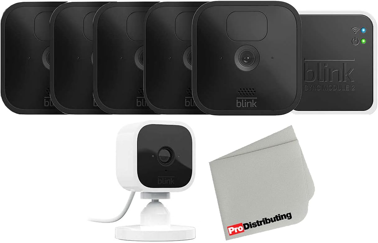 Outdoor Blink Wireless Security Camera Bundle for Home Protection