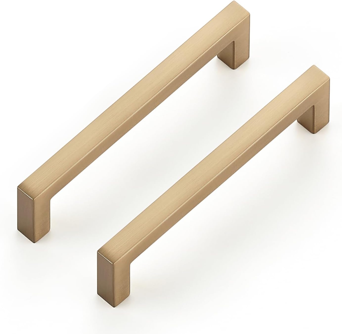 Ravinte Cabinet Handles Solid Slim Champagne Bronze 20 Pack