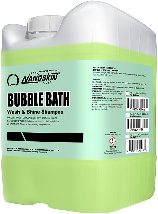 Nanoskin BUBBLE BATH Foaming Car Wash Shampoo for All Vehicles