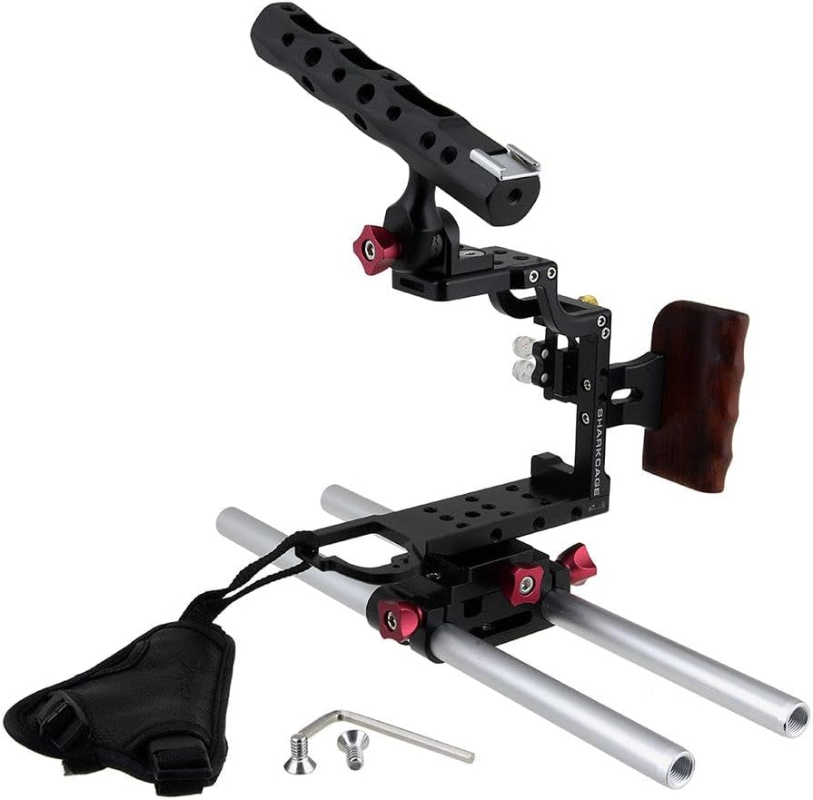 Fotodiox Pro Cinema Black Sharkcage for Sony a7II-Series Cameras